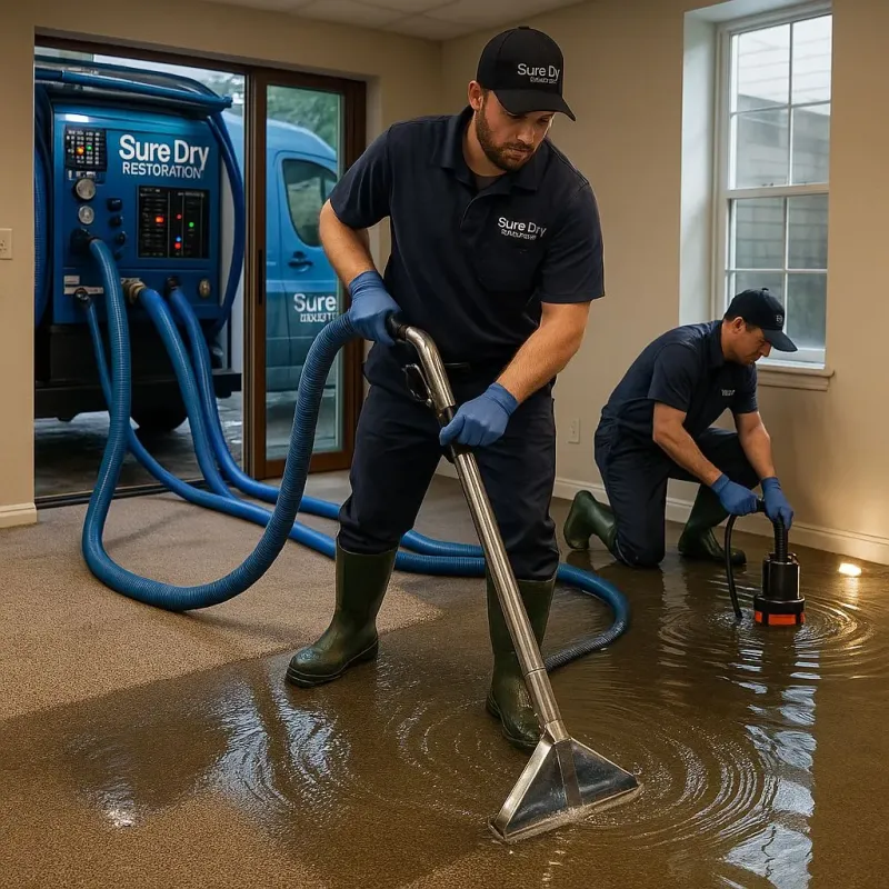 Water Extraction and Removal process in Lake Wissota, WI